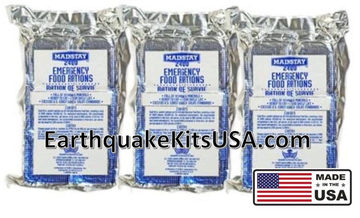 LaunchPro Emergency Food Rations 2400 Calorie Bars (Pack of 6) 12 Day  Rations (36 Servings 3x400cal/day): : Tools & Home Improvement