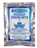 Emergency Water Pack -3 Days Survival Rations (6x4.2oz Pouches) 5 Year Shelf Life USCG Approved